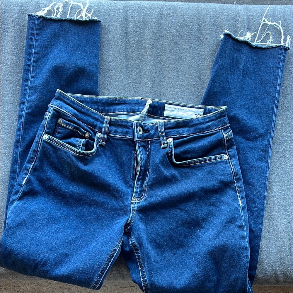 Rag and Bone Dre low-rise boyfriend jeans